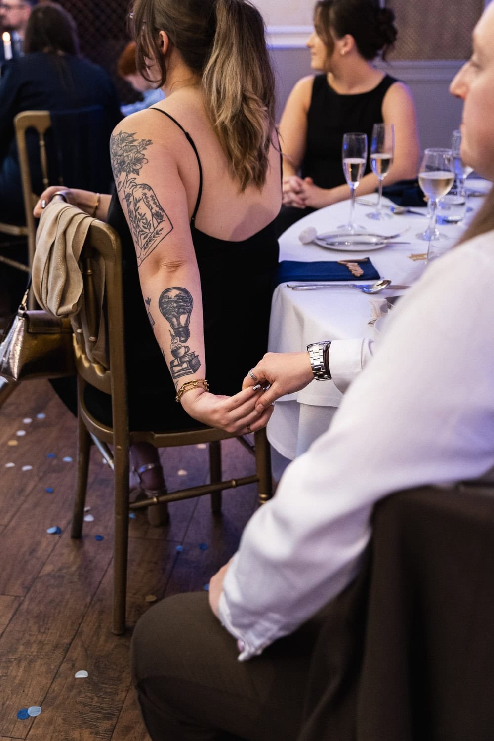 Photography of a DIY wedding in a manor house by London photographer Lauren Squire