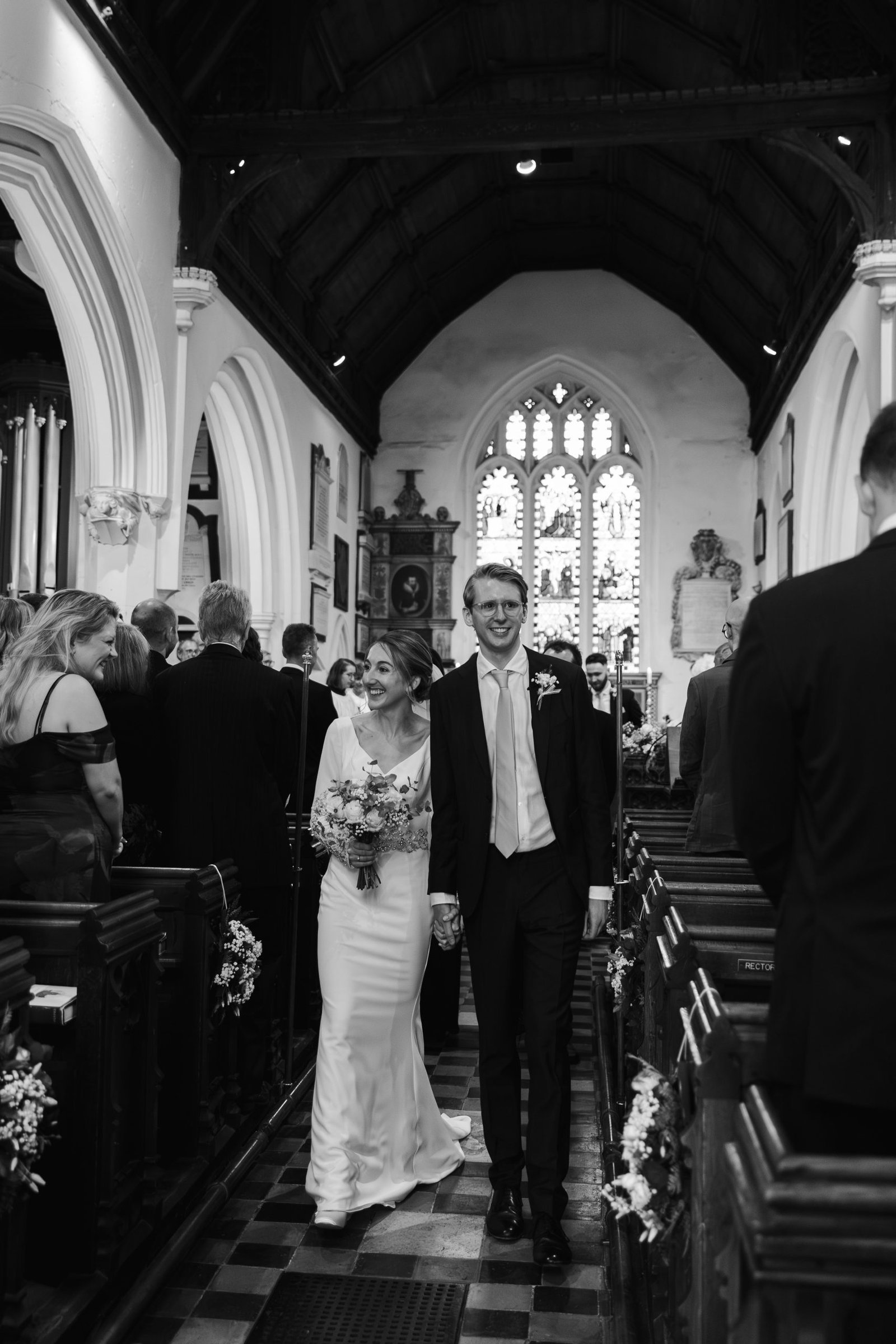 North & Central London wedding at St Monken Hadley church and The Brewery Barbican